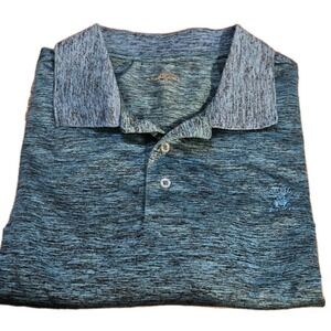 Beverly Hills Polo Club Polo Shirt Men's 3XL‎ Short Sleeve Green Black Polyester